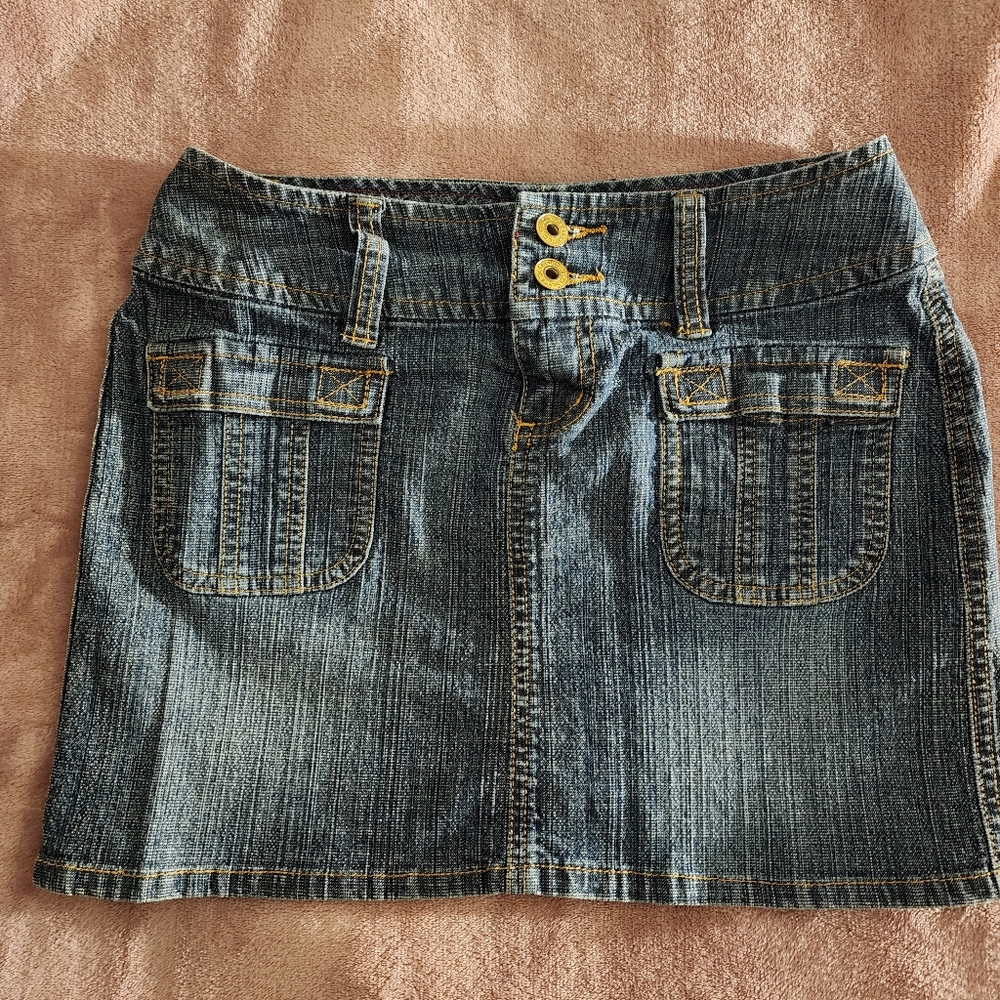Glo Jeans Mini Skirt
